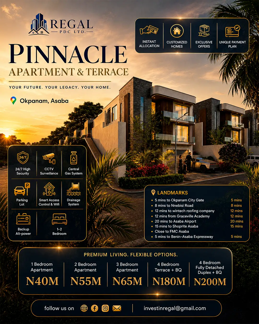 Pinnacle Apartment & Terrace, Okpanam