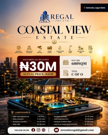 Coastal View Estate, Oshoroko